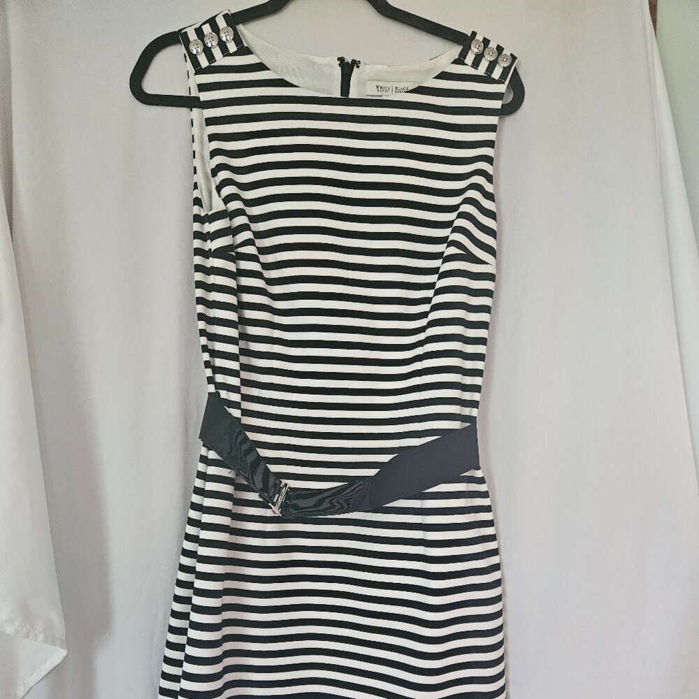 White‎ House Black Market Belted Dress sheath